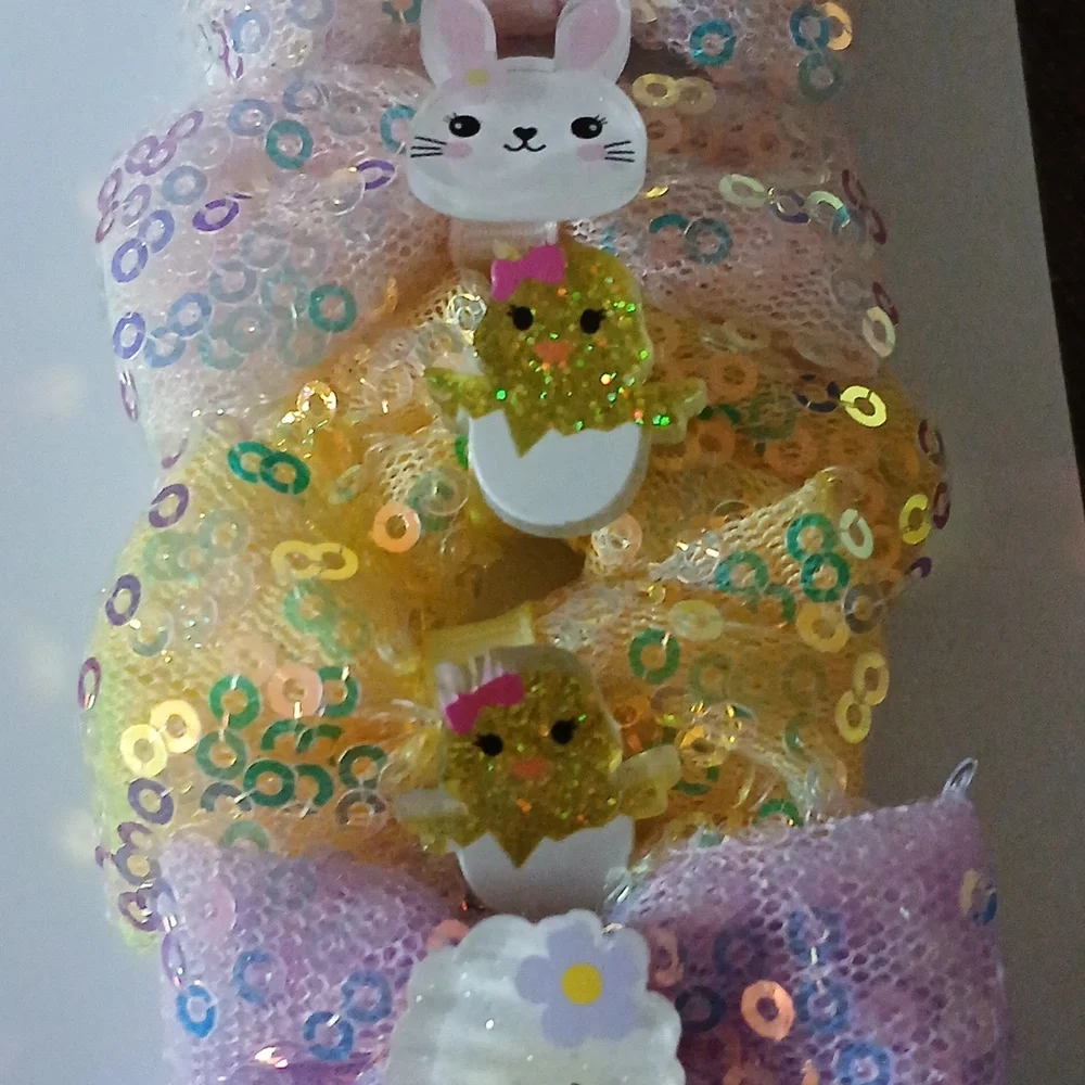 Easter Hair Clips Barrette Lot